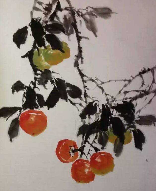 柿子樹的畫法是什麼