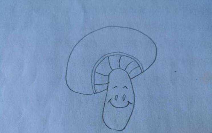 如何畫蘑菇簡筆畫