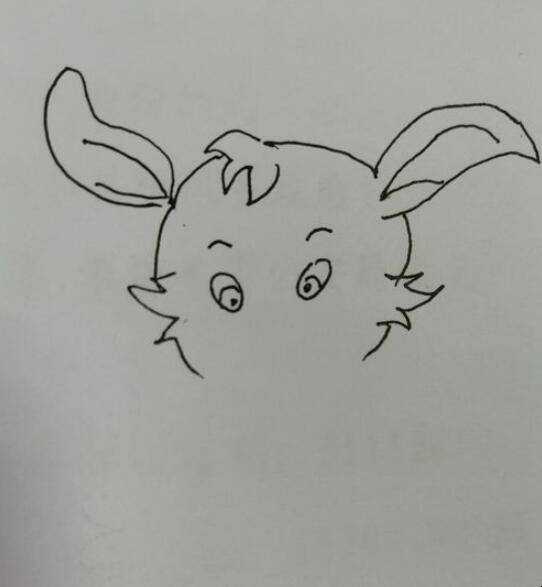 可愛的長耳朵小兔子怎麼畫