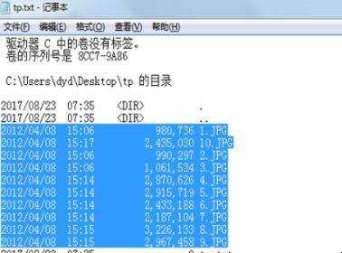 如何把檔名批次匯入excel