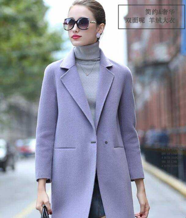 淺紫色大衣怎麼搭配好看