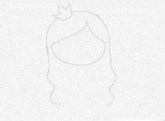 公主的頭髮怎麼畫