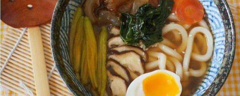 日式烏冬麵的湯怎麼調