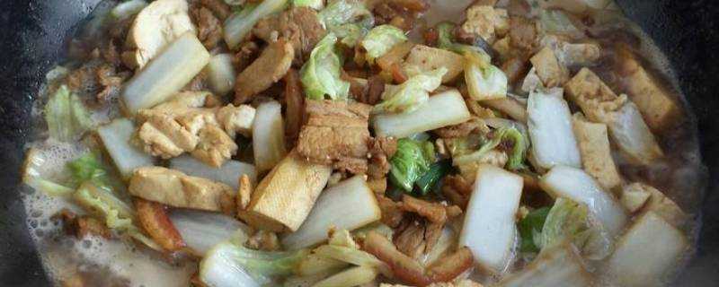白菜燉豆腐怎麼做