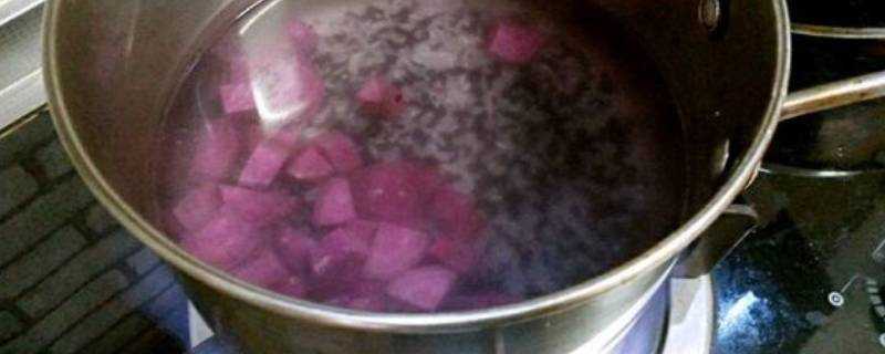 紫薯黑米粥怎麼煮