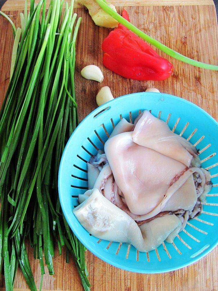魷魚炒韭菜怎麼炒