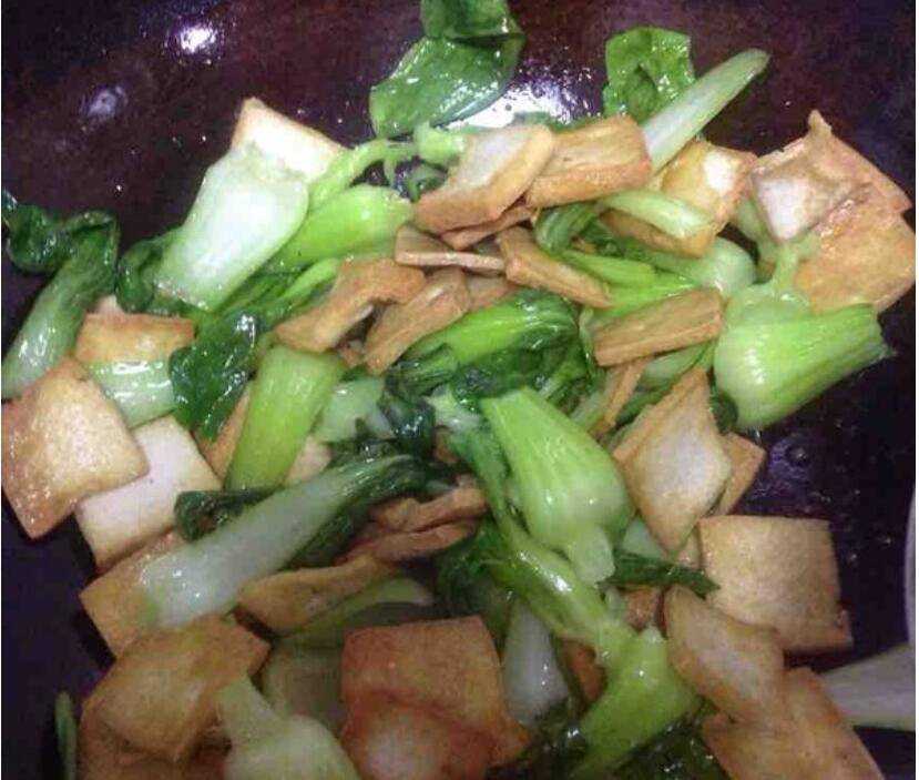青菜炒豆腐怎麼做