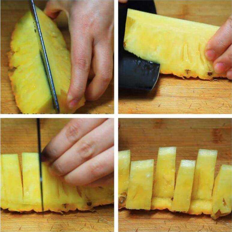 菠蘿沒有工具怎麼削