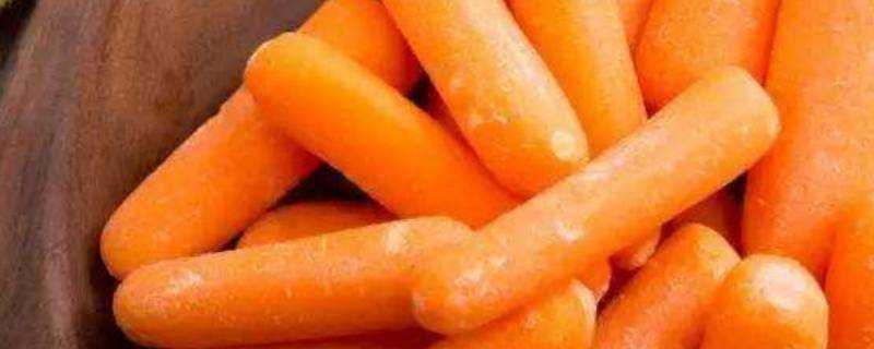 生吃一根胡蘿蔔的熱量