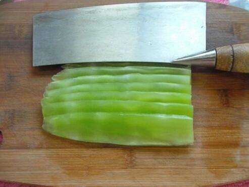 萵苣怎麼切成菱形片