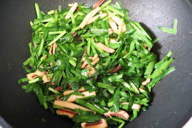 韭菜魷魚卷怎麼炒好吃