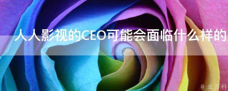 人人影視的CEO可能會面臨什麼樣的刑罰