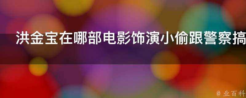 洪金寶在哪部電影飾演小偷跟警察搞物件