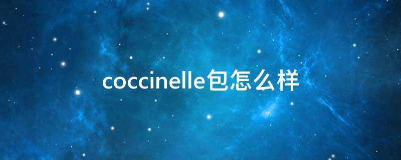 coccinelle包怎麼樣