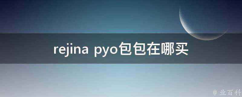 rejina pyo包包在哪買