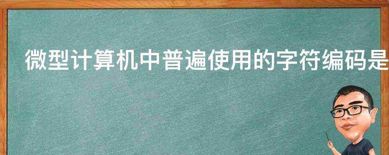 微型計算機中普遍使用的字元編碼是什麼碼