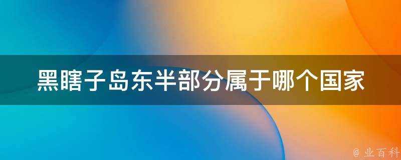 黑瞎子島東半部分屬於哪個國家