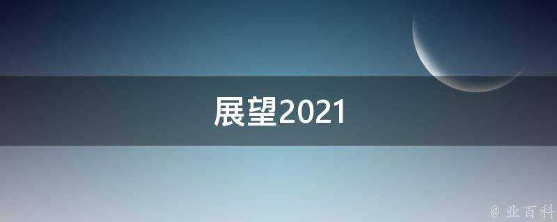 展望2021